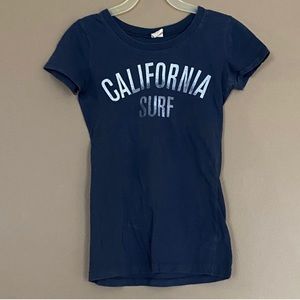 Navy Blue Hollister T Shirt
